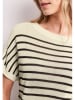 Street One Sweter w kolorze beżowo-ciemnobrązowym