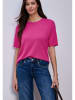 Street One Gebreid shirt roze