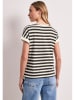 Street One Shirt wit/donkerbruin