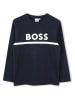 Hugo Boss Kids Longsleeve in Dunkelblau