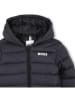Hugo Boss Kids Doorgestikte jas zwart