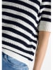 Cecil Poloshirt in Weiß/ Dunkelblau