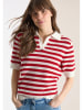Cecil Poloshirt in Weiß/ Rot