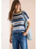 Cecil Pullover in Blau/ Creme