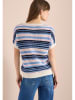 Cecil Pullover in Blau/ Creme