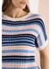 Cecil Pullover in Blau/ Creme