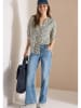 Cecil Bluse in Beige/ Oliv