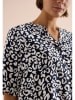Cecil Blouse donkerblauw/crème