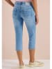 Cecil Jeans-Caprihose in Hellblau