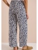 Cecil Broek donkerblauw/wit