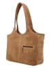 Charm Leder-Shopper "Sevilla" in Hellbraun - (B)40 x (H)24 x (T)10 cm