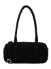 Charm Leder-Schultertasche "Sevilla" in Schwarz - (B)29 x (H)12 x (T)9 cm