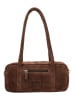 Charm Leder-Schultertasche "Sevilla" in Braun - (B)29 x (H)12 x (T)9 cm
