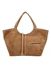 Charm Leder-Shopper "Sevilla" in Hellbraun - (B)55 x (H)32,5 x (T)18 cm