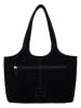 Charm Leder-Shopper "Sevilla" in Schwarz - (B)40 x (H)24 x (T)10 cm