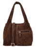 Charm Leder-Henkeltasche "Sevilla" in Braun - (B)22,5 x (H)35 x (T)14 cm