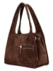 Charm Leder-Henkeltasche "Sevilla" in Braun - (B)22,5 x (H)35 x (T)14 cm