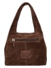 Charm Leren handtas "Sevilla" bruin - (B)22,5 x (H)35 x (D)14 cm