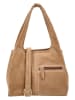 Charm Leder-Henkeltasche "Sevilla" in Hellbraun - (B)22,5 x (H)35 x (T)14 cm
