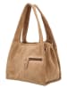 Charm Leder-Henkeltasche "Sevilla" in Hellbraun - (B)22,5 x (H)35 x (T)14 cm