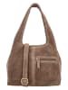 Charm Leren handtas "Sevilla" lichtbruin - (B)22,5 x (H)35 x (D)14 cm