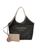 Charm Shopper "Shoreditch" zwart/beige - (B)52 x (H)46 x (D)15 cm