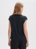 OPUS Leinen-Shirt in Schwarz