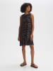OPUS Kleid in Hellbraun/ Dunkelblau