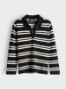 Someday Longsleeve in Schwarz/ Creme