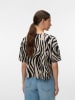 Vero Moda Koszulka w kolorze beżowo-czarnym