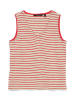Vero Moda Top in Beige/ Rot