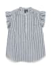 Vero Moda Bluse in Blau/ Weiß