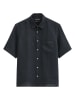 Marc O'Polo Linnen blouse donkerblauw