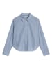 Marc O'Polo Bluse in Blau/ Weiß