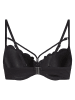Hunkemöller Bikini-Oberteil "Scallop" in Schwarz