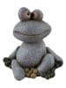 HGD Holz-Glas-Design Figurka dekoracyjna "Frog" w kolorze szarym - 22 x 20 x 14,5 cm