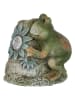 HGD Holz-Glas-Design Tuinfiguur "Kikker" meerkleurig - (B)12,5 x (H)11,5 x (D)10,5 cm