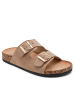 Sixth Sens Pantoletten in Khaki
