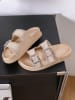 Sixth Sens Pantoletten in Beige