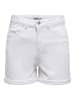ONLY Jeans-Shorts in Weiß