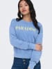 ONLY Sweatshirt lichtblauw