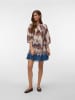Vero Moda Kleid in Creme/ Blau/ Braun
