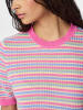 Pieces Sweter w kolorze jasnoróżowym ze wzorem