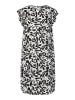 Pieces Kleid in Weiß/ Schwarz