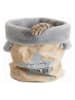 Ferribiella Kuschelsack in Beige/ Grau - (H)38 x Ø 29 cm