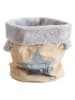 Ferribiella Kuschelsack in Beige/ Grau - (H)38 x Ø 29 cm