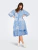 ONLY Carmakoma Kleid in Hellblau