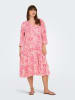 ONLY Carmakoma Kleid in Pink