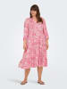 ONLY Carmakoma Kleid in Pink