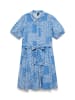 Vero Moda Kleid in Blau/ Weiß